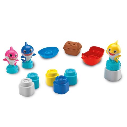 Clementoni Baby Shark - Yumuşak Blok Çantası / Soft Blocks
