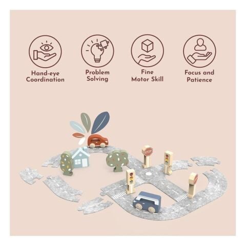 Speedy Monkey - Araba Yolu Yapbozu