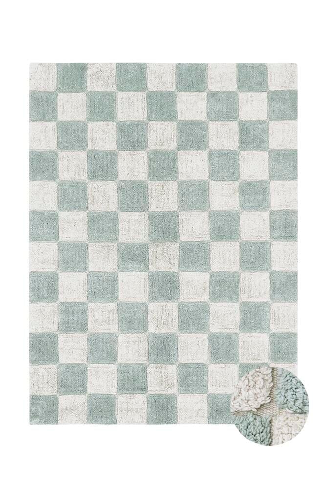Lorena Canals Çocuk Odası Halısı, Kitchen Tiles Blue Sage XS