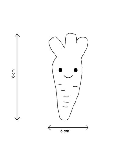 Wild & Soft Garden Friends Peluş Oyuncak - Havuç