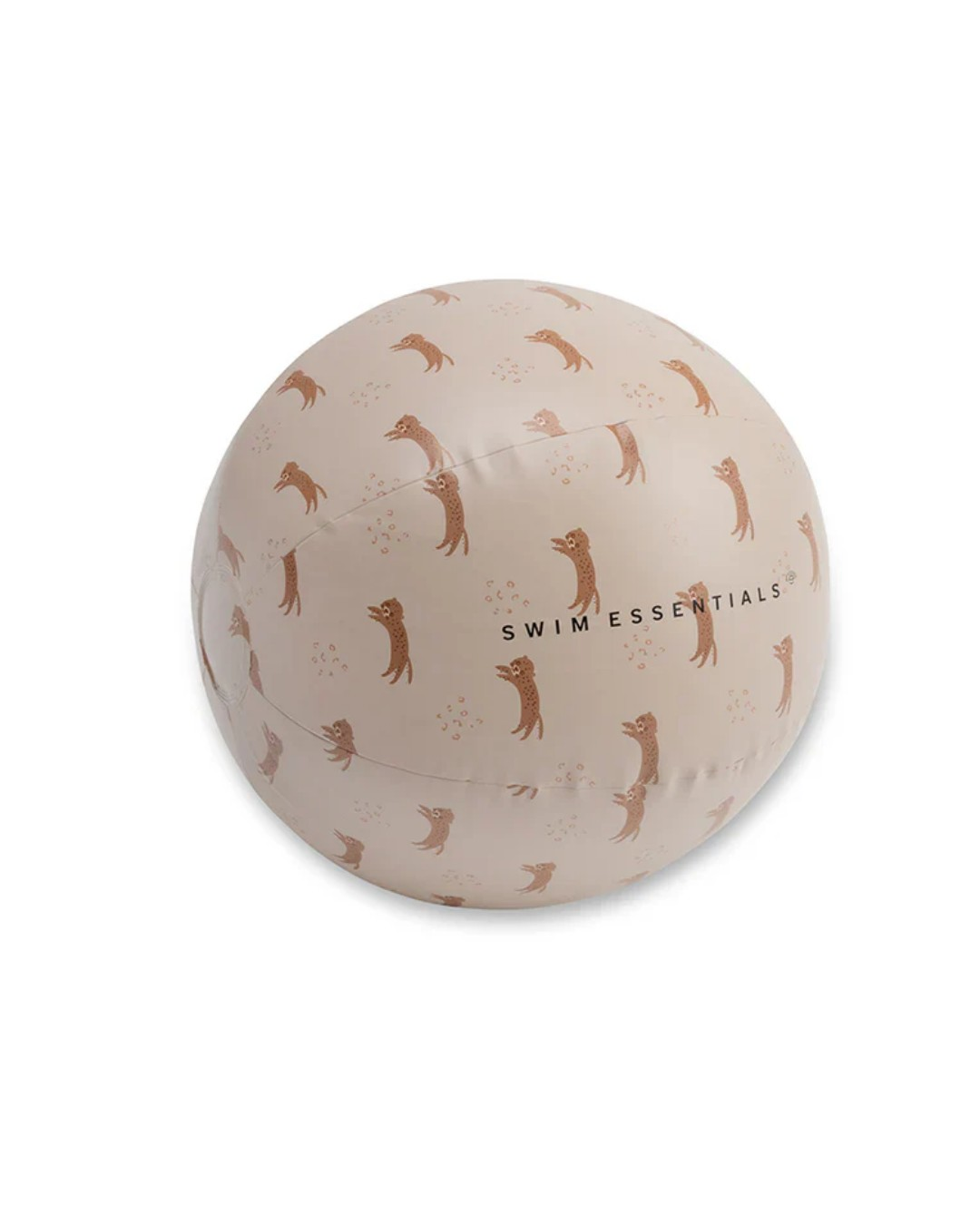 Swim Essentials - Kahverengi Leopar Desenli Plaj Topu