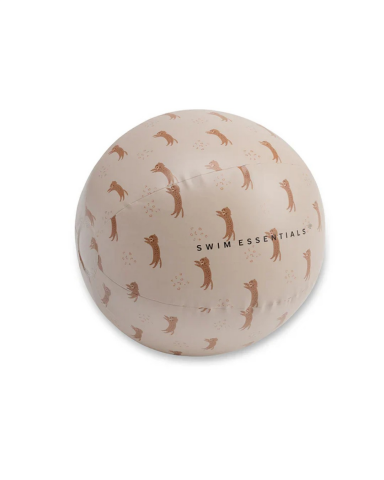 Swim Essentials - Kahverengi Leopar Desenli Plaj Topu