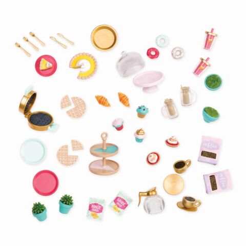 Lori Kafe Aksesuar Seti - Coffee Shop Sweets & Accessories