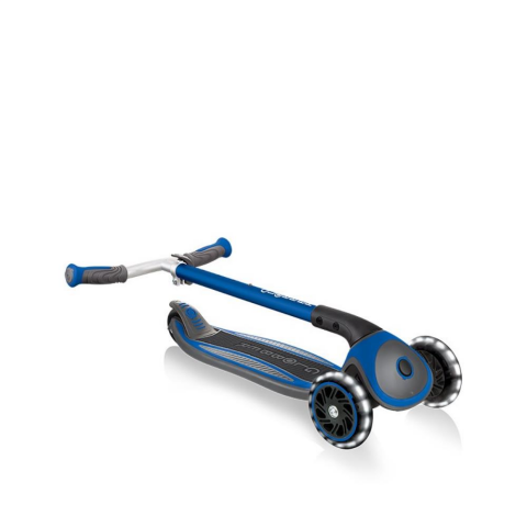 Globber Scooter / Master Işıklı Katlanan / Lacivert
