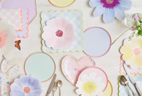 Meri Meri - Flower Garden Napkins - Çiçek Bahçesi Peçeteler - L