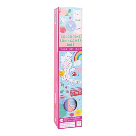 Floss & Rock Boyanabilir Oyun ve Aktivite Matı / Rainbow Fairy