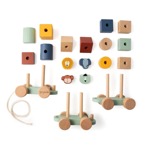 Trixie - Wooden Animal Train - Ahşap Hayvan Treni