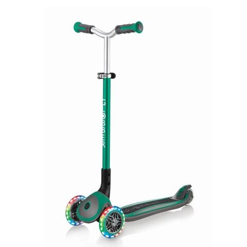 Globber Scooter / Master Işıklı Katlanan / Koyu Yeşil