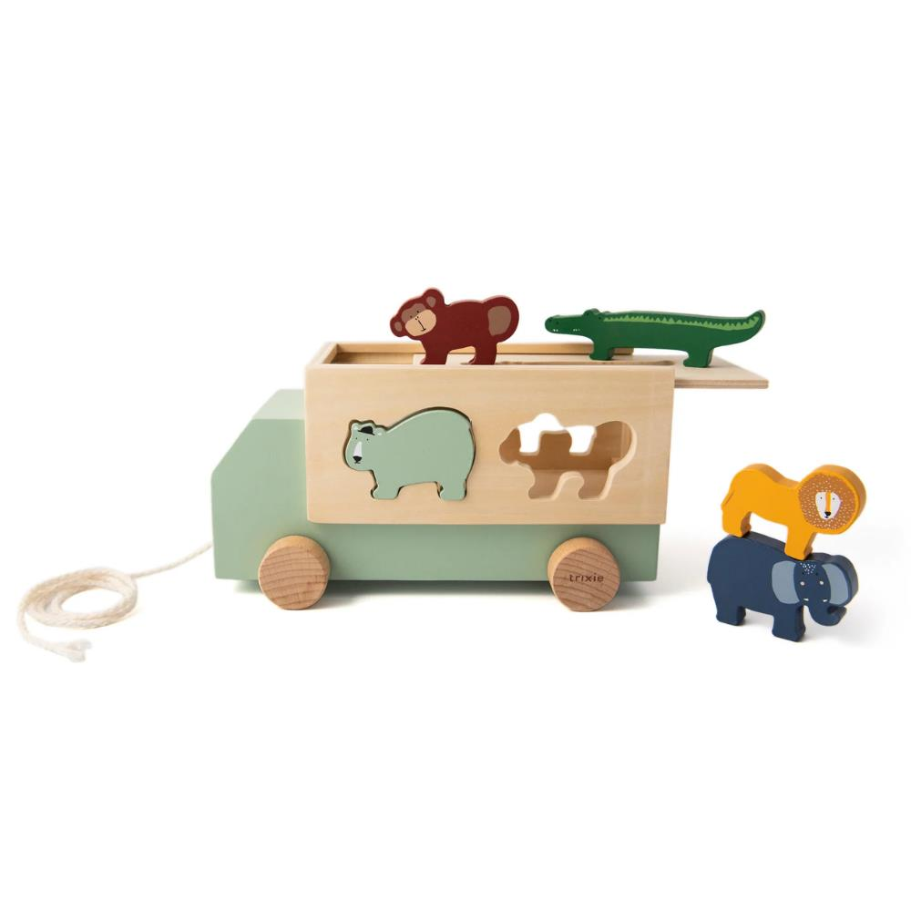 Trixie - Wooden Animal Truck - Ahşap Hayvan Kamyonu