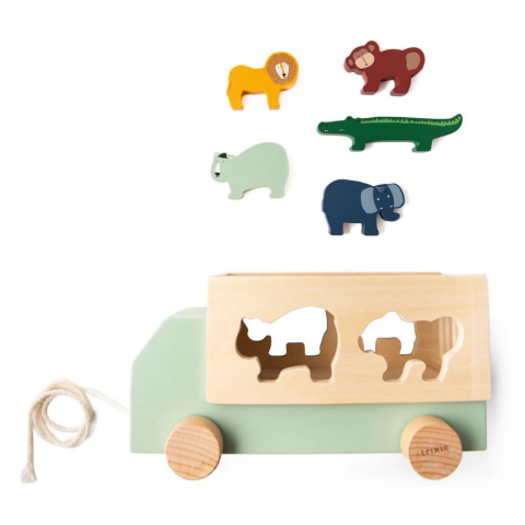 Trixie - Wooden Animal Truck - Ahşap Hayvan Kamyonu