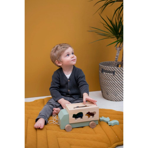 Trixie - Wooden Animal Truck - Ahşap Hayvan Kamyonu
