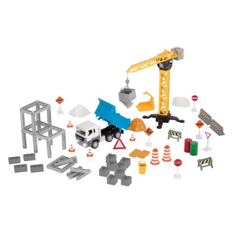Driven İnşaat Seti / Construction Crane Play Set (62pc)