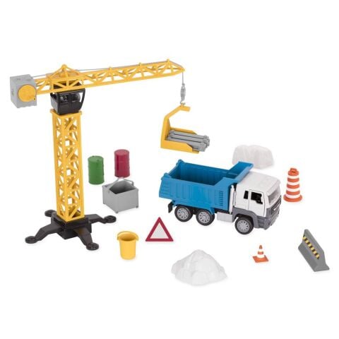 Driven İnşaat Seti / Construction Crane Play Set (62pc)