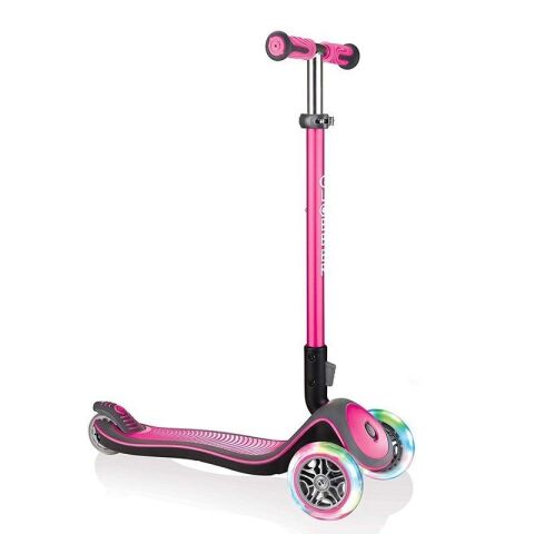Globber Scooter / Elite Deluxe Işıklı / Pembe
