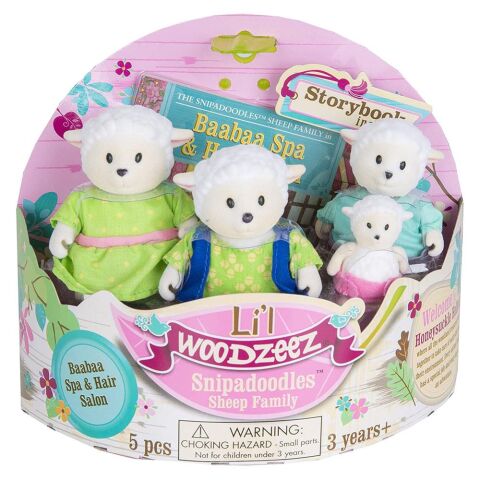 Li'l Woodzeez Koyun Ailesi - Snipadoodles Sheep Character Set