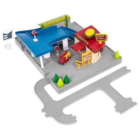 Driven Benzin İstasyonu / Pocket Series Gas Station Playset