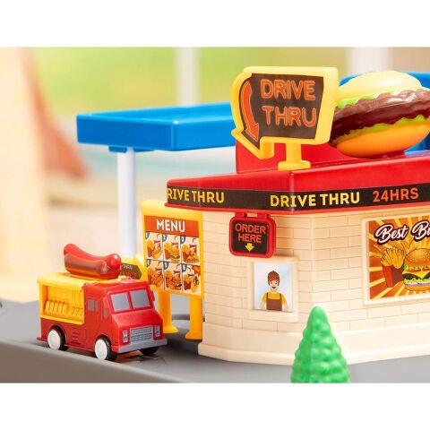 Driven Benzin İstasyonu / Pocket Series Gas Station Playset