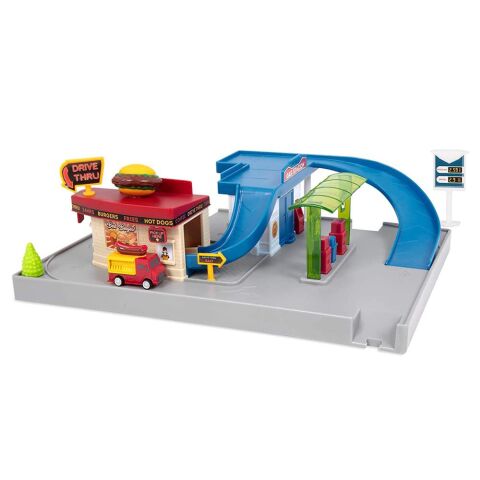 Driven Benzin İstasyonu / Pocket Series Gas Station Playset