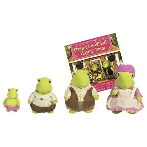 Li'l Woodzeez Kaplumbağa Ailesi - The Tidyshine Turtle Family