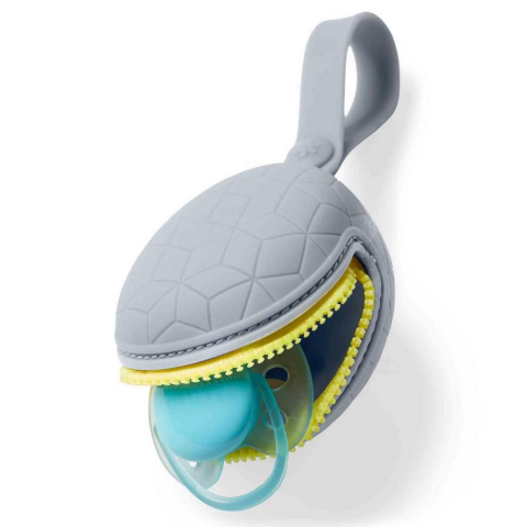 Skip Hop Grab&Go Silikon Emzik Kabı Gri