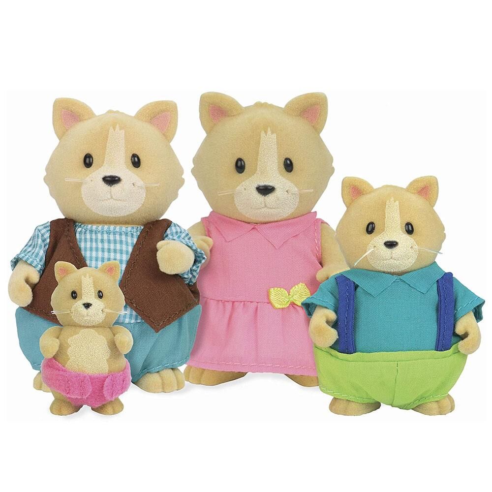 Li'l Woodzeez Kedi Ailesi - The Whiskerelli Cat Family