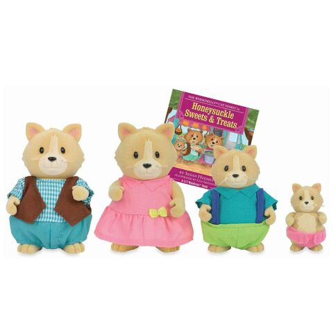 Li'l Woodzeez Kedi Ailesi - The Whiskerelli Cat Family