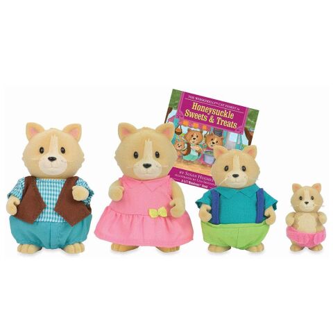 Li'l Woodzeez Kedi Ailesi - The Whiskerelli Cat Family