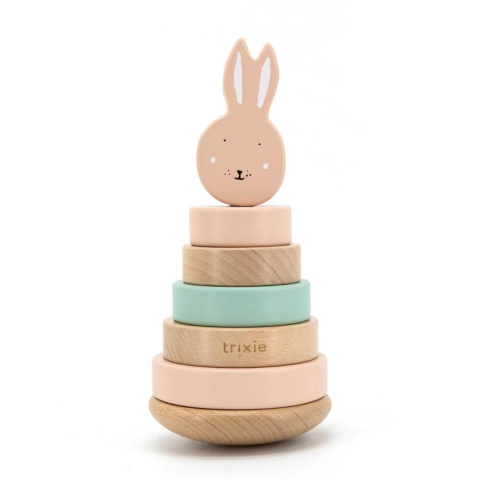 Trixie - Wooden Stacking Toy - Ahşap Oyuncak - Mrs. Rabbit