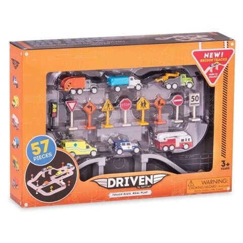 Driven Araçlar Oyun Seti / Safe & Clean City Crew (57pc)