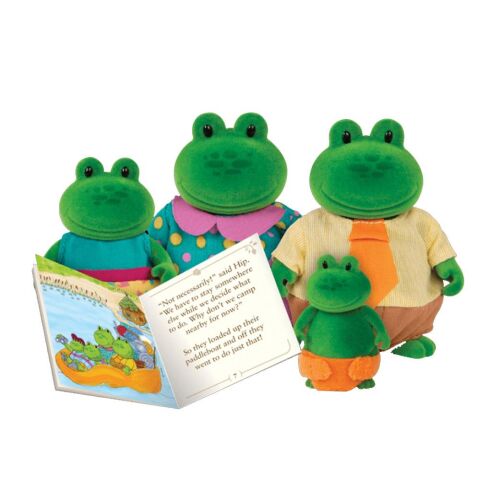 Li'l Woodzeez Kurbağa Ailesi - Croakalily Frog Family