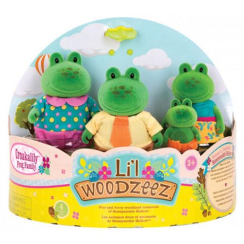 Li'l Woodzeez Kurbağa Ailesi - Croakalily Frog Family