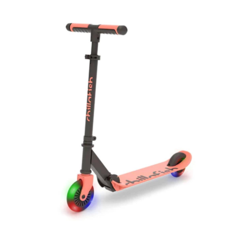 Chillafish Flexxi Glow - Işıklı Katlanabilir 2 Tekerlekli Scooter - Flamingo