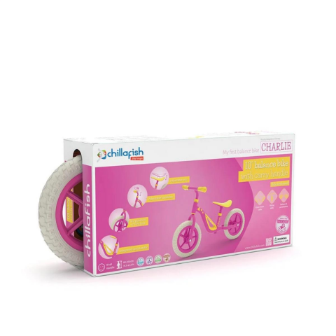Chillafish Charlie - Denge Bisikleti (10 inç) - Pembe