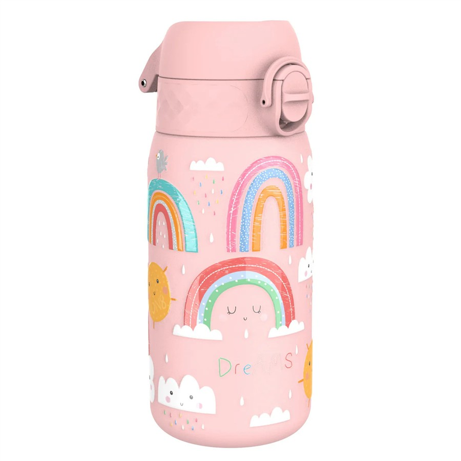 Ion8 - Paslanmaz Çelik Çocuk Suluk - Gökkuşağı - 400 ml - Sızdırmaz