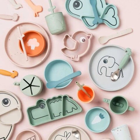 Done by Deer - Deer Friends - Paslanmaz Çelik Çatal, Kaşık ve Bıçak Seti - Pembe