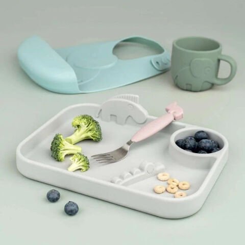 Done by Deer - Deer Friends - Paslanmaz Çelik Çatal, Kaşık ve Bıçak Seti - Pembe