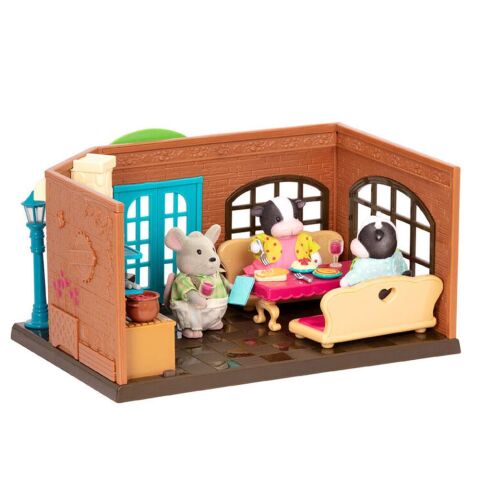 Li'l Woodzeez Restaurant Seti - Restaurant Playset with Toy Food