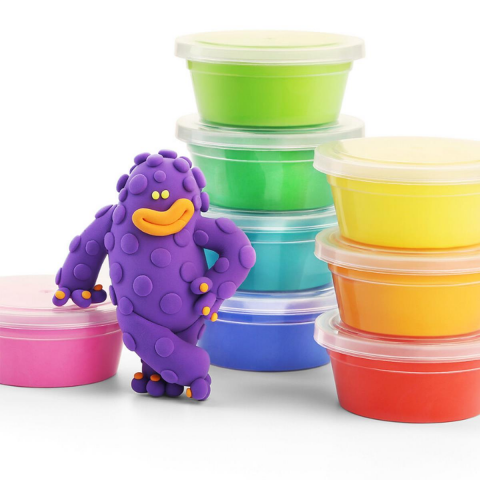 Hey Clay Hava ile Kuruyan Kil (6'lı kutu) - Monsters (Hipster, Bigwig, Donut)