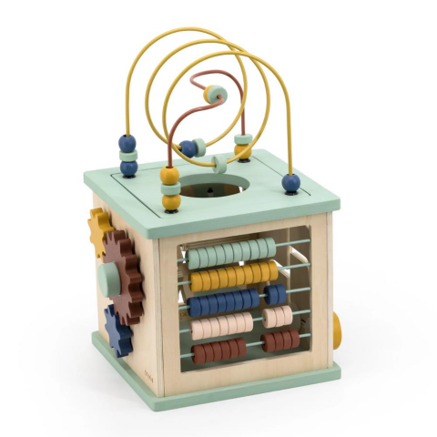 Trixie - Wooden 5-In-1 Activity Cube - Ahşap Aktivite Küp