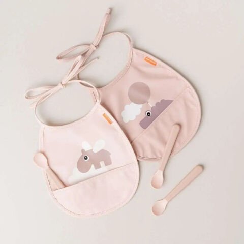 Done by Deer - Foodie - 3'lü Mama Kaşık Seti - Pembe