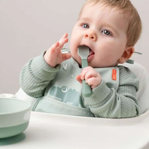 Done by Deer - Foodie - 3'lü Mama Kaşık Seti - Mavi