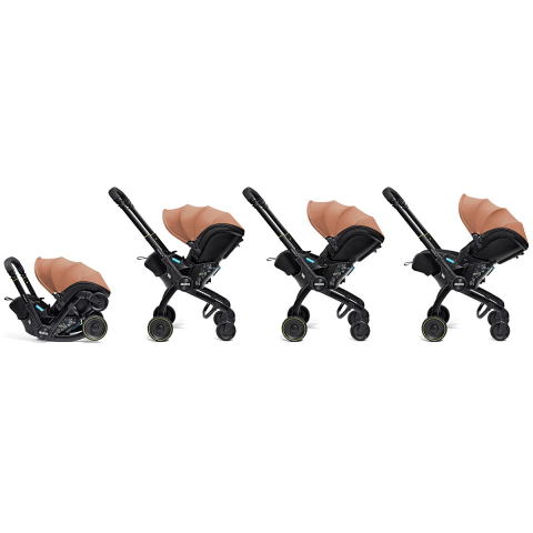 Doona X 3 Yatış Pozisyonlu Oto Koltuğu&Bebek Arabası Terracotta