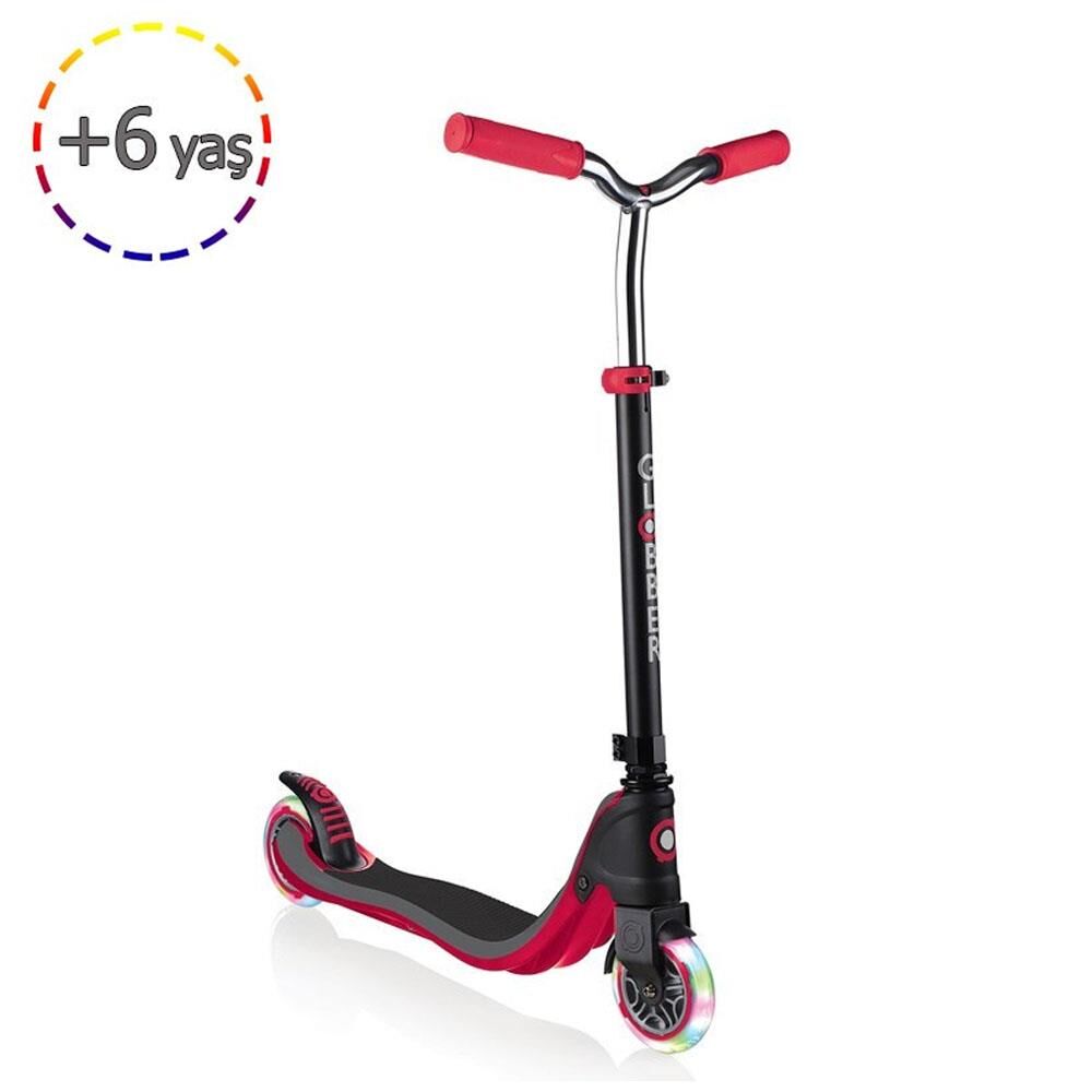 Globber Scooter / Flow 125 Işıklı / Kırmızı