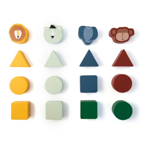 Trixie - Wooden Shape Sorter - Ahşap Şekil Ayırıcı Oyuncak