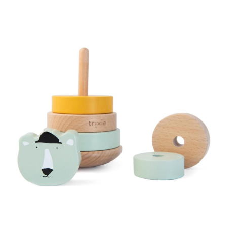 Trixie - Wooden Stacking Toy - Ahşap Oyuncak - Mr. Polar Bear