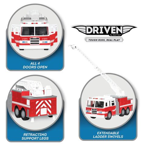 Driven Mini İtfaiye Arabası - Micro Crane Ladder Fire Truck