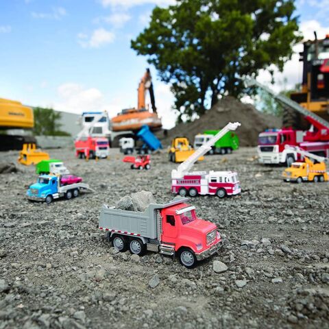 Driven Mini İtfaiye Arabası - Micro Crane Ladder Fire Truck