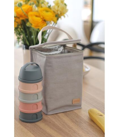 Beaba İzotermik Beslenme Çantası - Canvas - Pearl Grey