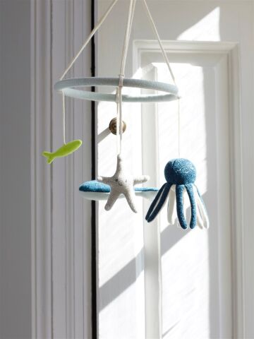 Meri Meri - Under The Sea Baby Mobile - Su Altı Dünyası Bebek Odası Süsü