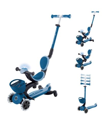 Globber Go Up Baby 360 Işıklı Scooter - Pastel Mavi